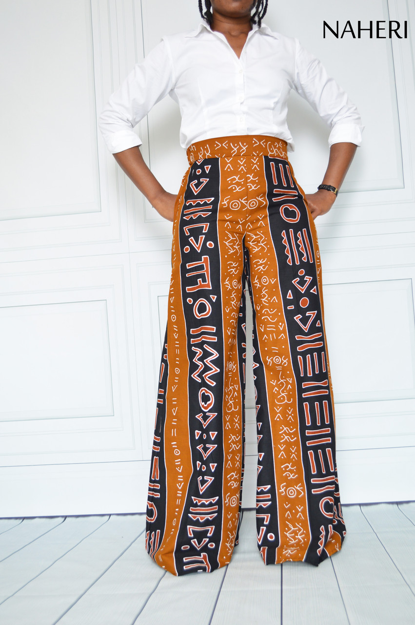 Minaa African Print Ankara Pants – ADENSECRET