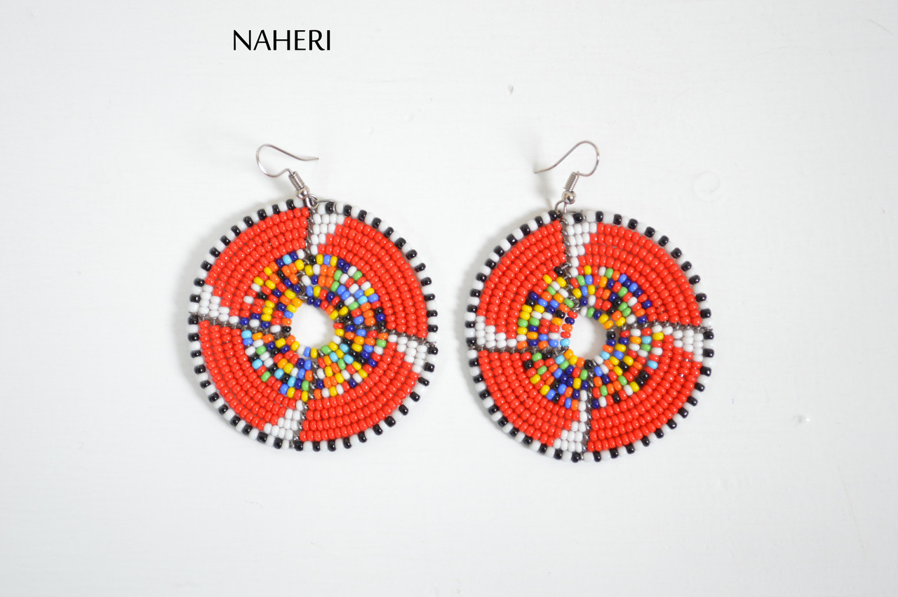 Maasai beaded clearance earrings