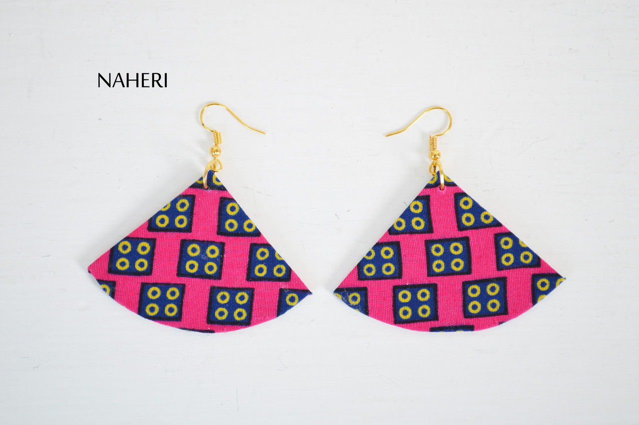 New Handmade Thai Hill Tribe Dangle Patch Fabric Earrings ~ Northern T –  Rainbow Designs13