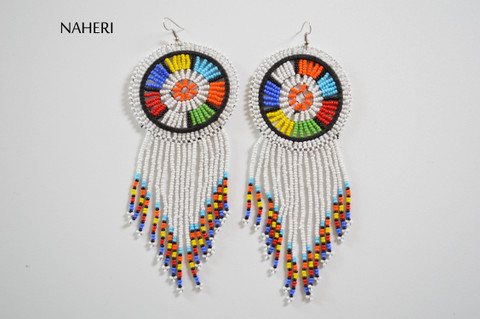 Beaded Game Day Earrings – SoCharm Designs