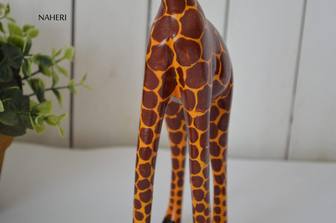 African inspired animal carving Giraffe