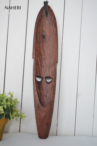African inspired wall hanging mask long