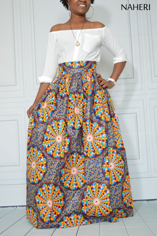 African print maxi skirt ankara wedding dress