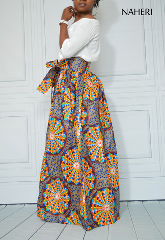 African print maxi skirt ankara wedding dress