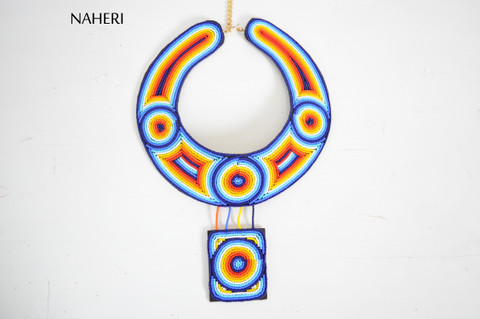 Naheri African tribal jewelry beaded necklace fashion jewelry 