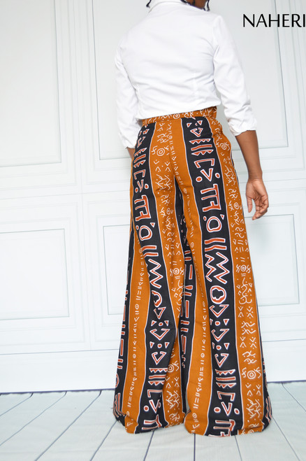 Flare Palazzo Trousers, Ankara Pants, African Clothing, Womens Trousers,  Wide Leg Pants. - Flared pants and bootcut multicolour, , , , , for her