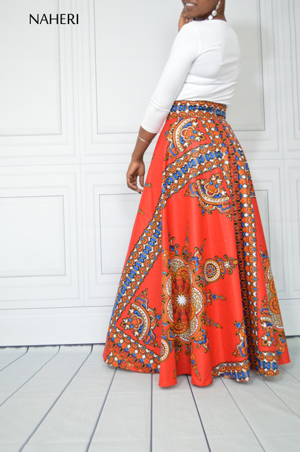 How To Make Flare Wrap Skirt With Pocket 