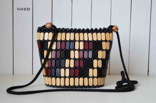 African Print Crossbody Bag. Made in Kenya