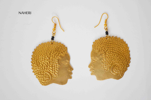 VATAVE BRASS METAL DESIGNER EARRING FOR COLLEGE GIRLS