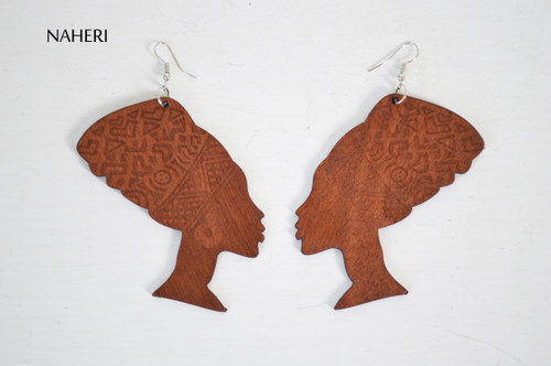 Buy Naturally Dope Wooden Earrings, Unfinished Beautiful Nubian, Black Girl  Magic, African American Online in India - Etsy