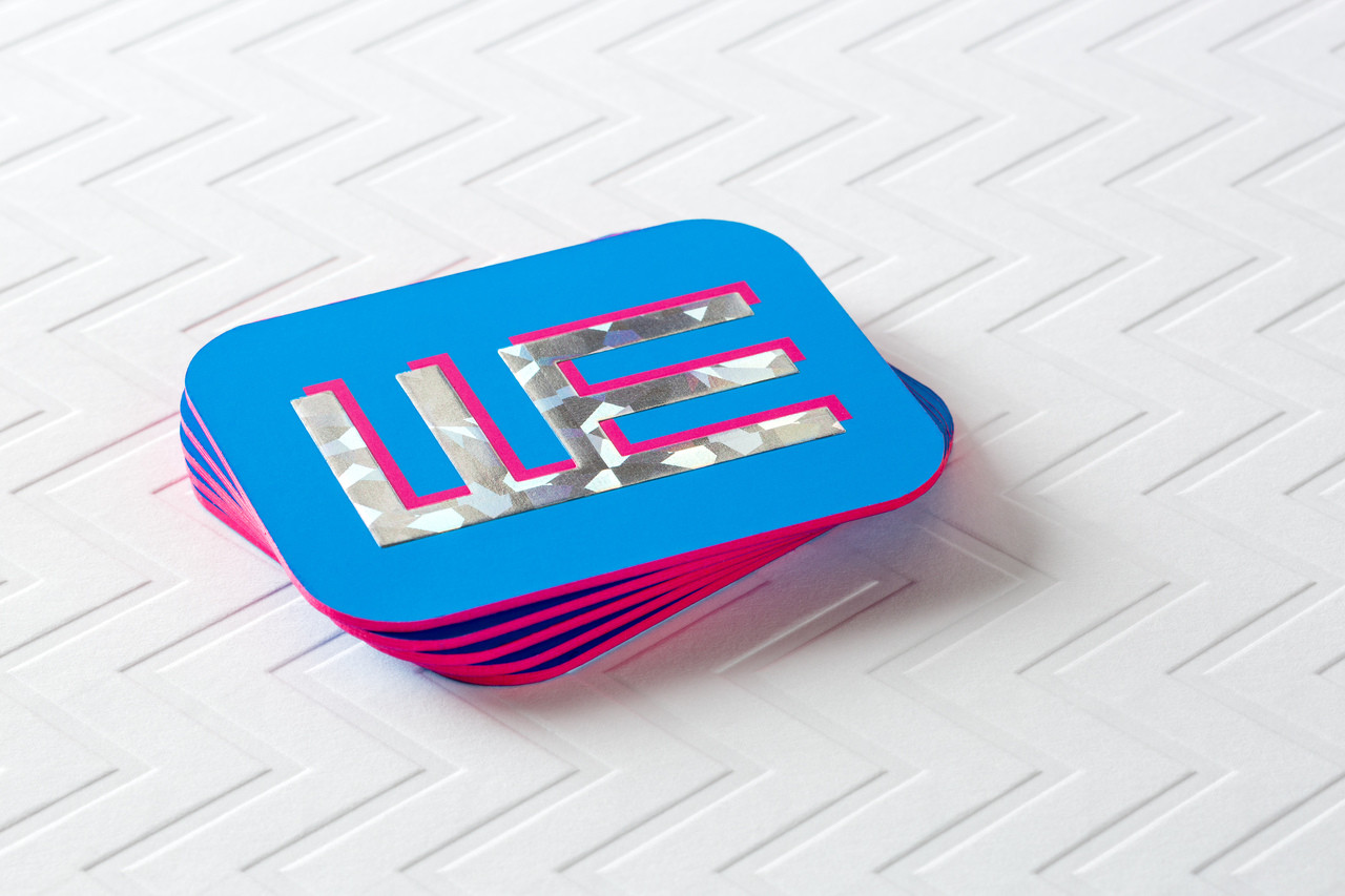 48pt silk suede business cards custom cut business card