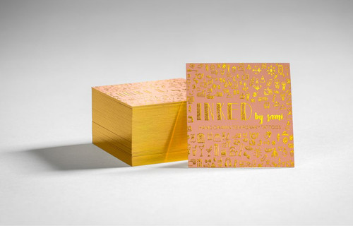 Gold Foil Edged Business Cards