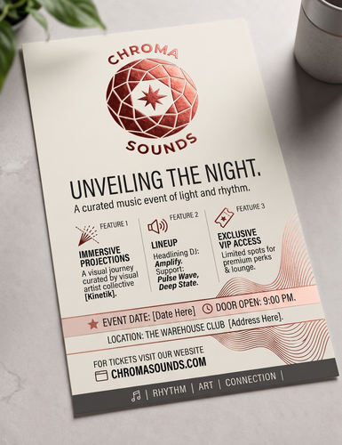 Foil Stamped Flyers
