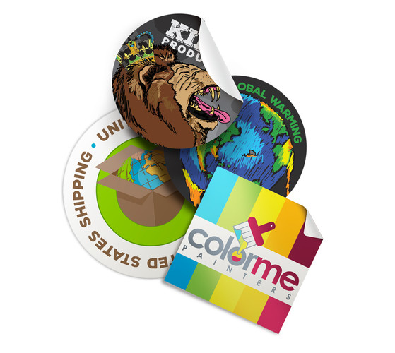 Round Sticker Printing 