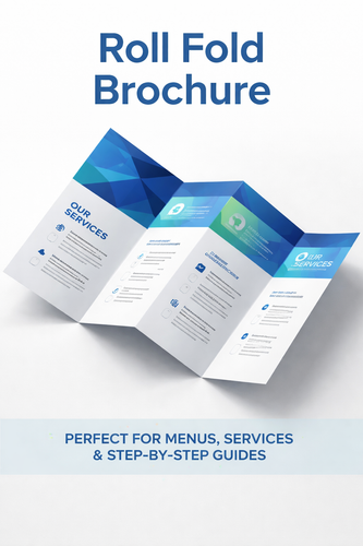 Roll  Fold Brochures