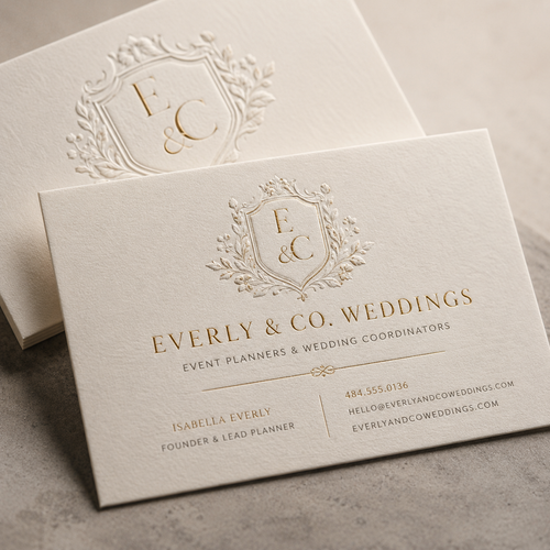 Foil Embossed Business Cards