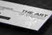 32pt Suede Laminated Business Cards with Embossing and Spot UV and Purple Colored Edges