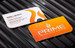 48pt Silk Laminated Business Cards with Custom Die Cut and Spot UV Lamination