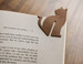 Die cut bookmark featuring 04 custom cat corner slit | printshaQ