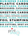 1000 48pt Silk Business Cards w/ Standard Die Cut and Painted Edges w/ Raised spot uv 1 side  & Teal Foil 