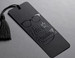 Spot UV bookmark featuring 01 custom soft touch uv glasses script | printshaQ