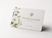 30mil Full-Color Plastic Gift Card with Custom Floral Design and Rounded Corners