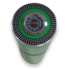 El-Septimo Large 8-Cigar Tube - Without Holes - Emerald - Exterior Hygrometer