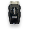 Prestige Gladiator 2-in-1 V-Cut en Punch combinatiesnijder - Jet Black Gloss - Buitenkant voorkant