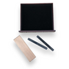 Prestige Chalet Glasstop 25-50 Zigarren-Desktop-Humidor mit Tablett – Tablett