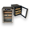 Prestige Clevelander 250-Cigar Desktop Humidor  - Exterior Interior Front