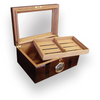 Prestige ambassador 100-cigarr desktop humidor - invändig front