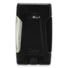 Colibri Rebel Torch Flame Double Jet Cigar Lighter - Black and Black - Exterior Front