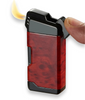 Visol Epirus Soft Flame Cigar Pipe Lighter - Wood Finish - Exterior Front Ignition