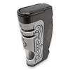 Rocky Patel Super  Torch Flame Single Jet Cigar Lighter - Celebrate Life - Exterior Right Top