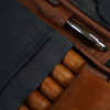 Peter James Generation IV Handmade Leather 6-Finger Cigar Case - Yacht Mogul - Interior with Cigars