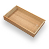 Prestige Promotional Box Wood 5-Finger Cigar Case  - Exterior Front