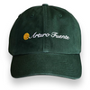 Chapéu de limpeza com escrita verde escuro Arturo Fuente - frente externa