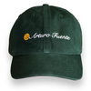 Gorro de limpieza con escritura verde oscuro Arturo Fuente - frente exterior