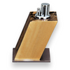 Elie Bleu Padouk Cigar Table Lighter - Classic Collection - Exterior Front