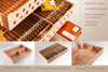 Raching mon3800a klimakontrol guld burl 1.800-cigar elektrisk humidor - specifikationer