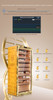Raching mon5800a klimatkontroll guld burl 4 000-cigarr elektrisk humidor - specifikationer