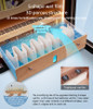 Spezifikationen für den elektrischen Humidor Raching C150A mit Klimaregelung aus schwarzem Holz für 400 Zigarren
