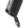 Lotus Czar Torch Flame Quad Jet Cigar Lighter - Black Matte & Chrome - Cutter