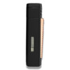 Xikar Ion Torch Flame Double Jet Cigar Lighter - Black And Rose Gold - Right Facing