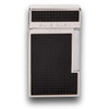 Elie Bleu Two-Tone J-14 Torch Flame Single Jet Cigar Lighter - Black Grid - Main Image -Front