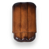 Elie - Bleu - Honey - Patina - 3 - Cigar - Leather - Case - Up - to - 56 - Ring - Gauge - Exterior