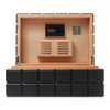 Colibri heritage 105-125 cigar desktop humidor - svart