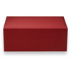 Davidoff Ambassador 80-Cigar Desktop Humidor - Leather Collection - Red - Exterior