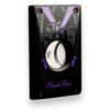 Prometheus Cutter-H Guillotine Double-Blade Cigar Cutter - 2019 Limited Edition Fuente Fuente OpusX Purple Rain - Black Matte - Exterior Front