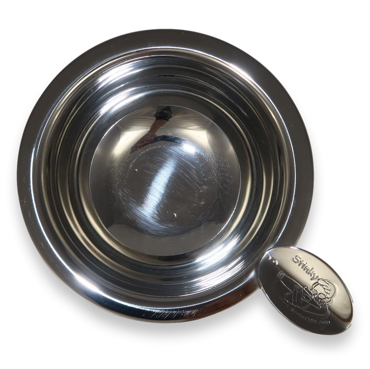 Stinky Cigar Personal Polished Stainless Steel 1-Cigar Ashtray